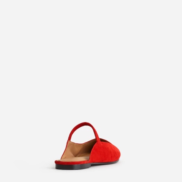 Madewell The Greta Ballet Flat Mule in Suede - Picture 2 of 4